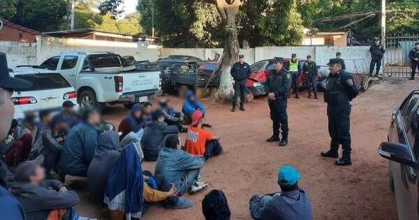 Diario HOY | Más de 30 detenidos durante control policial en un barrio de Lambaré