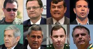 La Nación / ¿Quiénes están acusados junto a Bolsonaro por la fallida asonada?