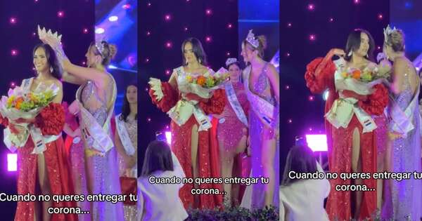 La Nación / ¡Curiosa coronación de misses en Villa del Rosario causó revuelo!