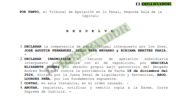 Declaran inadmisible apelación subsidiaria de odontóloga condenada por mala praxis - El Observador