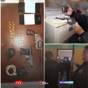 Incautación de Armas y Proyectiles en el CERESO de Encarnación - «TVS DIGITAL»