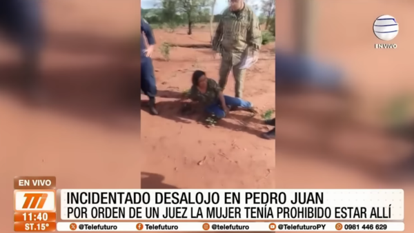 Incidentado desalojo en Pedro Juan Caballero