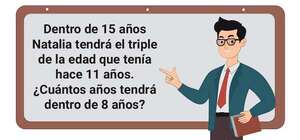 Resolución de problemas de edades con respuestas: representación gráfica - Matemática Tercer Ciclo - ABC Color