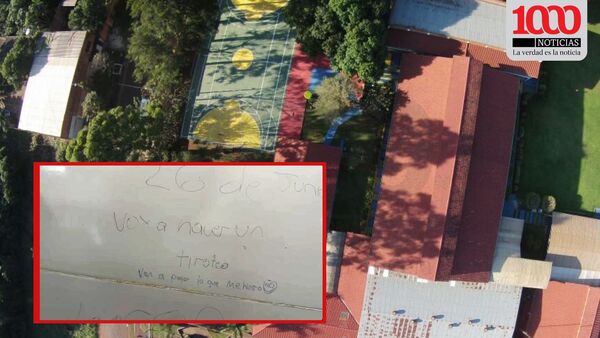 Investigan amenaza de tiroteo en colegio de Hernandarias