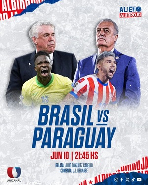 ¡Todas las emociones de Brasil vs. Paraguay se viven por Unicanal! | Unicanal