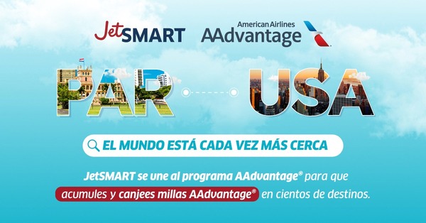 AAdvantage permite canjear millas por vuelos en Sudam茅rica con JetSMART