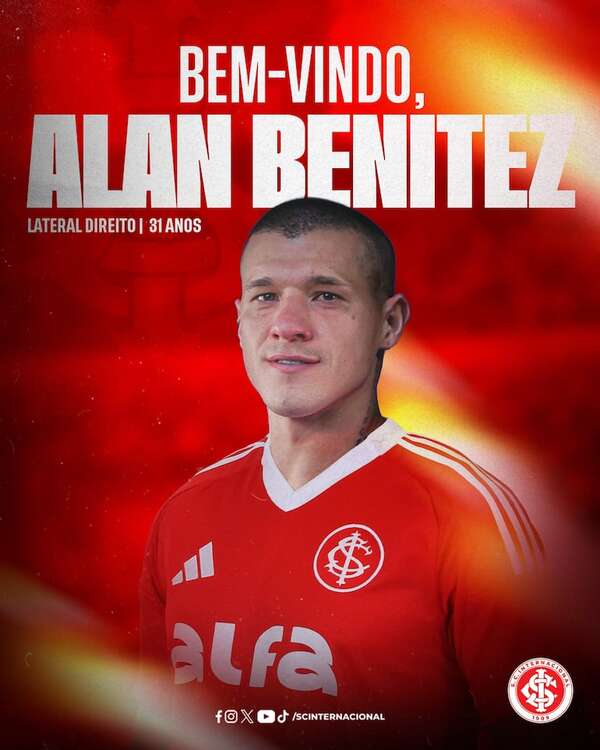 Inter presenta a Alan Benítez - Fútbol - ABC Color