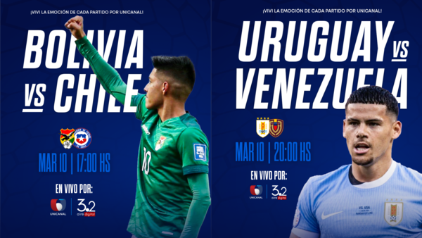 En la previa al duelo de Paraguay, disfruta de dos imperdibles partidos por Unicanal | Unicanal