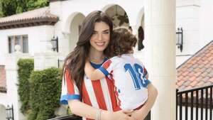 Nadia y Markito alientan a la Albirroja desde Miami