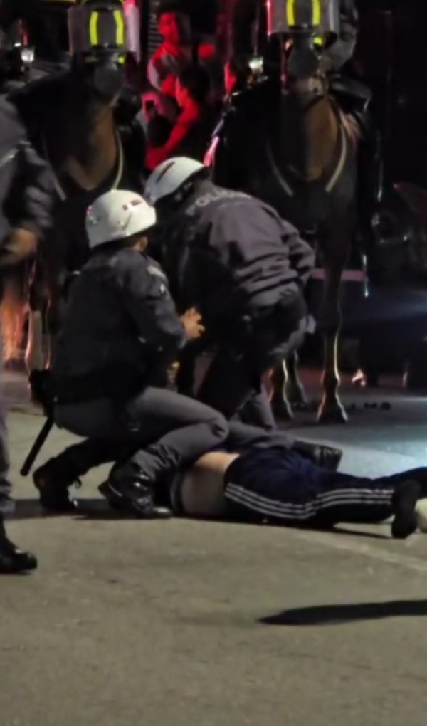 Policía de Brasil reprimió a hinchas paraguayos en São Paulo | Unicanal