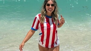 (GALERÍA) Faranduleras en el exterior y nuestro terruño hicieron una previa al partido de la Albirroja!