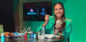 Lili Cantero deslumbra con su arte en la final de la UEFA Champions League