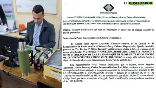 Fiscalía imputa a funcionaria de Codeni por tráfico internacional de drogas - El Observador