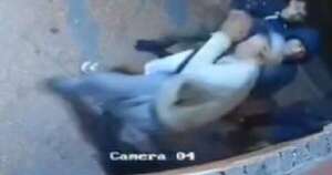 La Nación / Circuito cerrado muestra cómo atacaron y dispararon a un hombre tras una pelea