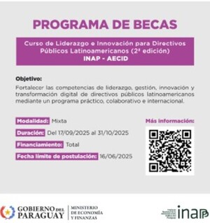 Invitan a postularse al curso de Liderazgo e Innovación para Directivos Públicos Latinoamericanos - .::Agencia IP::.