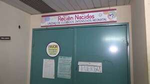 Hospital Nacional: pese a promesas, no se sabe cuándo habilitarán UTI neonatal  - Nacionales - ABC Color