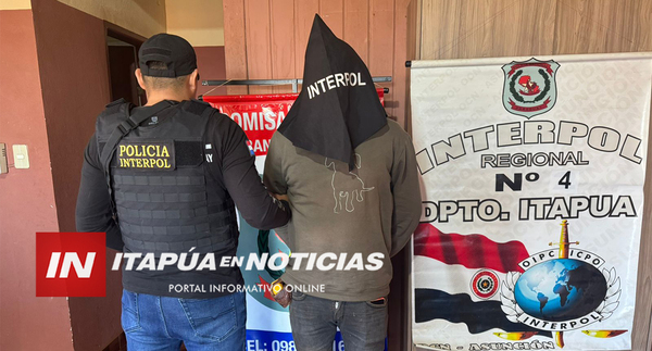 DETIENEN EN SAN RAFAEL DEL PARANÁ A CIUDADANO CON ORDEN DE CAPTURA INTERNACIONAL
