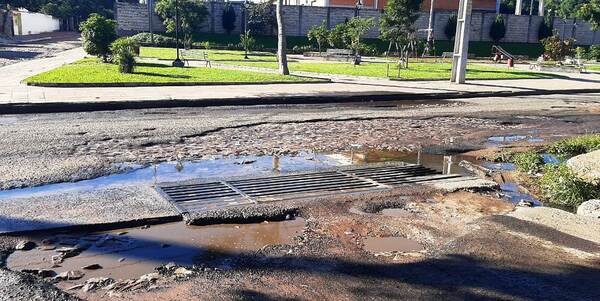 Avda. Brítez Borges en calamitoso estado y bacheo exprés •