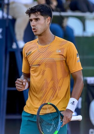Dani Vallejo cae en dobles y hoy juega segunda de singles en Lyon - La Tribuna