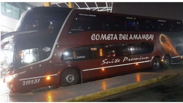Asunción: Disparan contra ómnibus con 64 hinchas paraguayos que volvían de Brasil