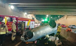 Violento accidente en ruta Py 02