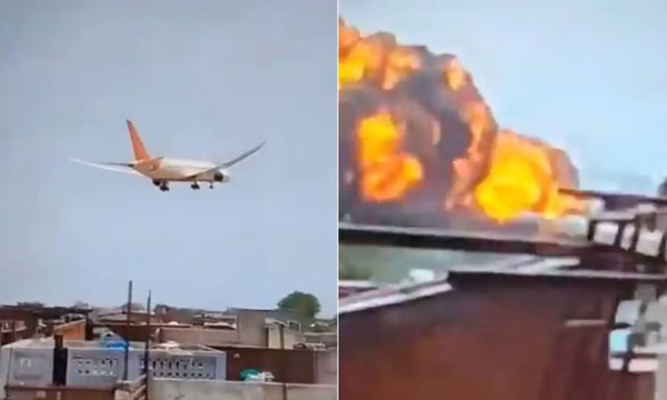 Se estrella un avión con 242 pasajeros en la India - OviedoPress