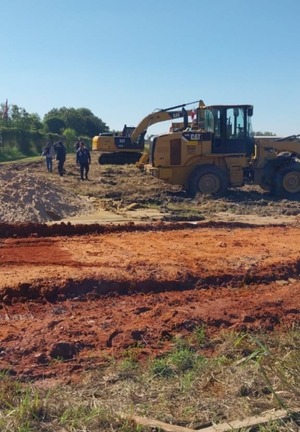 Inician obras del nuevo puente sobre el arroyo Itay, parte clave de la duplicación de la ruta D025 - .::Agencia IP::.