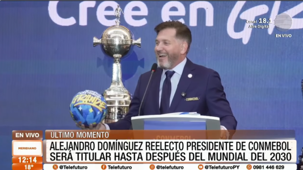 Alejandro Domínguez reelecto como presidente de la CONMEBOL