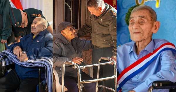 La Nación / Rinden justo homenaje a los tres últimos valientes excombatientes de la contienda del Chaco