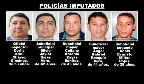 Cárcel para policías, pero abogada sigue prófuga - Policiales - ABC Color