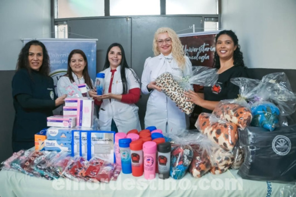 Servicio de Oncología del Hospital Regional recibe donación de Universidad Central del Paraguay sede Pedro Juan Caballero - El Nordestino