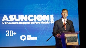 Peña instó a defender las libertades y la democracia durante el Foro de Madrid - trece