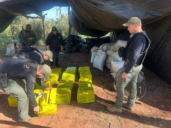 SENAD detecta y elimina campamentos narcos en Yby Yaú