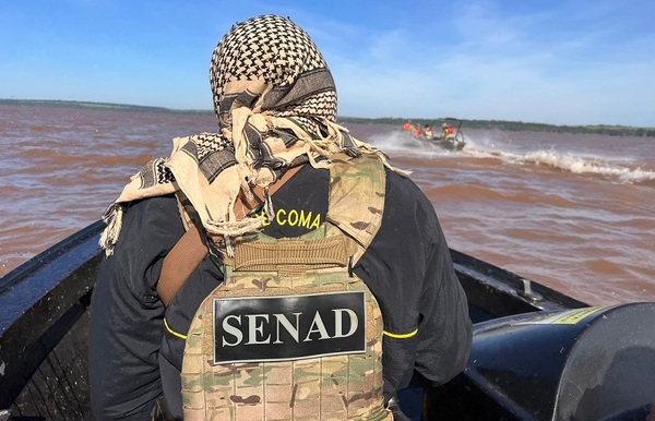 SENAD refuerza control fluvial y terrestre en zona de Saltos del Guairá