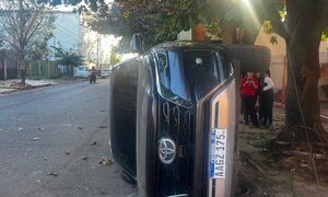 Violento accidente en CDE