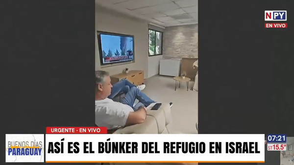 Así es el búnker antimisiles donde se refugian intendentes paraguayos en Israel en medio de ataques