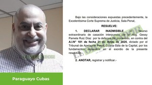 Sala Penal confirma que un Tribunal de la Capital deberá juzgar a Payo Cubas  - El Observador