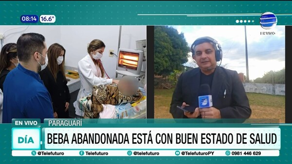 Paraguarí: Beba abandonada está con buen estado de salud