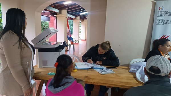 Jornada de Identidad en Arroyo Porã acerca trámites esenciales a la ciudadanía