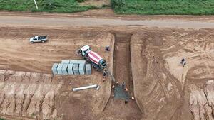 Obras del Corredor Bioceánico retoman impulso tras intensas lluvias en el Chaco