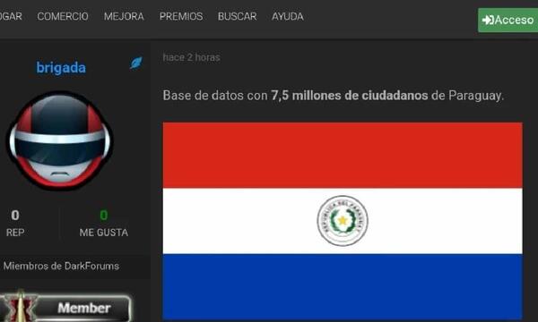 Hackers cumplen amenaza y publican datos de ciudadanos paraguayos – Prensa 5