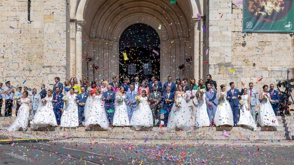 Paraguayos se casaron en Portugal durante la celebración de San Antonio