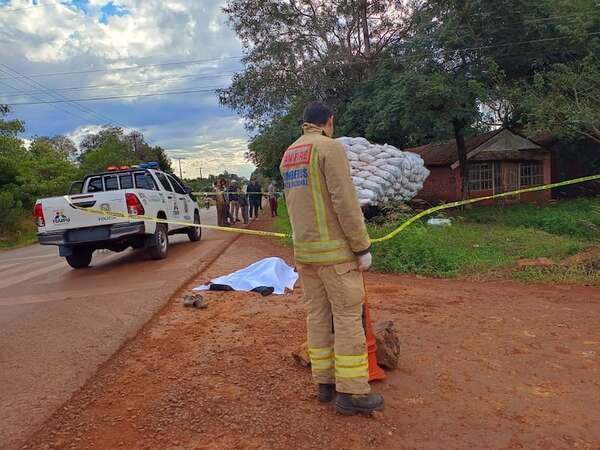 Accidente laboral: hombre murió aplastado por su propio camión - Policiales - ABC Color