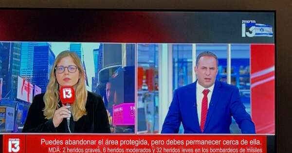 La Nación / Televisión israelí informa sobre el balance dejado tras último ataque iraní