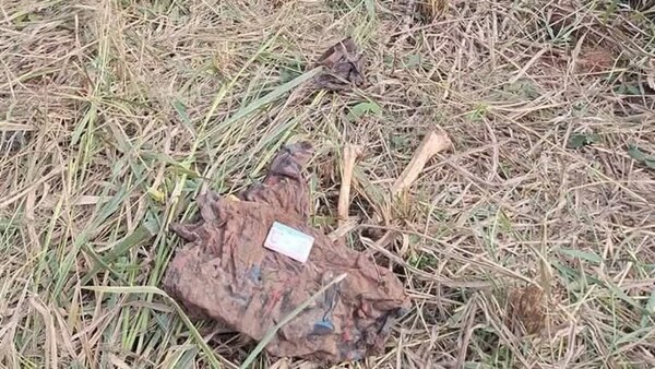 Horqueta: Limpiaban una chacra y encontraron restos óseos humanos