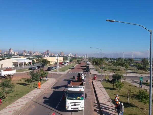 Costanera de Asunción: en marcha cableado subterráneo