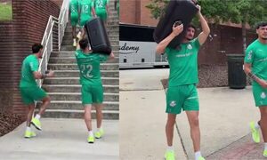 (VIDEO) Mucho flow: ¡Mirá cómo Gustavo Gómez llega al mundial de clubes ATR!