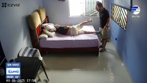 Agredió con un cable a su padre enfermo