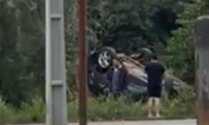 Accidente en Barrio San Isidro, un conductor huyó tras el choque - OviedoPress