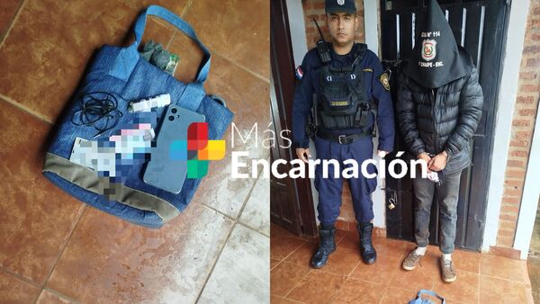 Rápida acción policial permite aprehender a hombre que sup. asaltó a una adulta mayor en Chaipé